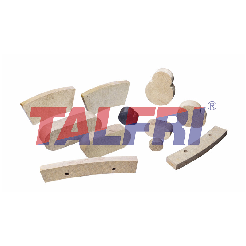 工业离合器用可加工动态无石棉刹车片 